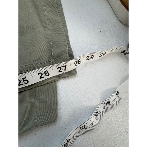 Abercrombie & Fitch Olive Green Pants Elastic Waist Casual Comfy Size S - Picture 4 of 5